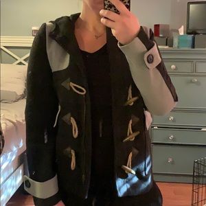 Thread & supply toggle peat coat